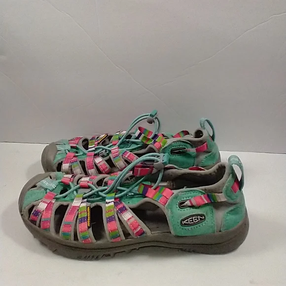 Keen Whisper Sport Sandals Raya Fusion Sandals Girl's sz 3 - Picture 3 of 9